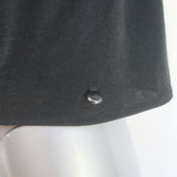 Chanel Beaded T-Shirt Black Jersey Size 38 Short Sleeve Top