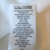 Officine Generale Amelia Button-Up Shirt White Cotton Size Small Long Sleeve Top