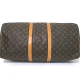 Louis Vuitton Keepall 55 Monogram Canvas Duffle Bag Brown W/ Tag, Lock, Key