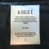 AGOLDE Recycled Leather Fitted 90's Pants Black Size 23
