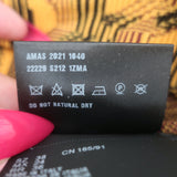 Prada Jacquard Knit Leggings Marigold Stretch Wool Size 38