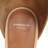 Givenchy Nadia Ankle Strap Sandals Nude Leather Size 41 Open Toe Heels