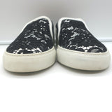 Givenchy Two-Tone Lace Slip-On Skate Sneakers Black & White Size 41