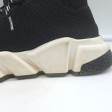 Balenciaga Speed Lace-Up Sock Sneakers Black Knit Size 38.5