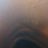 Valentino Camustars Combat Boots Black & Navy Star Print Leather Size 40