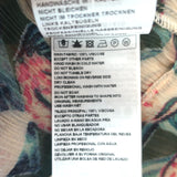 Ba&sh Baia Blouse Turquoise/Pink Floral Print Chiffon Size 0 Long Sleeve Top NEW