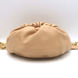 Bottega Veneta The Belt Chain Pouch Nude Leather Mini Crossbody Bag