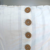 Free People Midi Dress Lilah White Pleated Cotton Size Extra Small