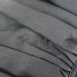 Mara Hoffman Evelyn Ruffled One-Shoulder Popcorn Midi Dress Black Size Small