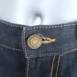 Saint Laurent Janice High Waist Straight Leg Jeans Indigo Denim Size 28