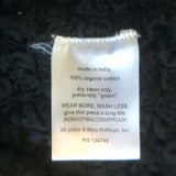 Mara Hoffman Evelyn Ruffled One-Shoulder Popcorn Midi Dress Black Size Small