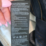 Saint Laurent Janice High Waist Straight Leg Jeans Indigo Denim Size 28