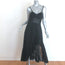 Charo Ruiz Julie Ruffled Broderie Anglaise Midi Dress Black Size Medium