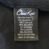 Charo Ruiz Julie Ruffled Broderie Anglaise Midi Dress Black Size Medium