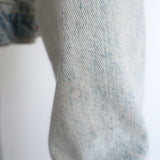 MOTHER The Big Shorty Jean Jacket Saved By The Bell Light Denim Size Large