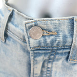 Veronica Beard Sheridan Bell Bottom Jeans Sky Blue Stretch Denim Size 25