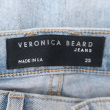 Veronica Beard Sheridan Bell Bottom Jeans Sky Blue Stretch Denim Size 25