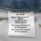 Veronica Beard Sheridan Bell Bottom Jeans Sky Blue Stretch Denim Size 25