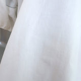 Ulla Johnson Puff Sleeve Top White Topstitched Cotton Size 2