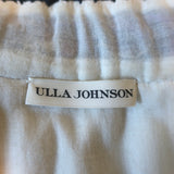 Ulla Johnson Tassel-Tie Jacket Cream Embroidered Raw Silk Size Medium