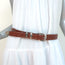 J. Hambleton, Ltd. Alligator Belt Brown Size 32