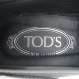 Tod's Creeper Penny Loafers Black Leather Size 37.5