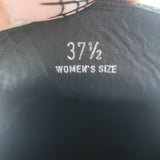 Tod's Creeper Penny Loafers Black Leather Size 37.5