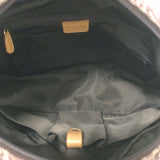 Christian Dior Double Saddle Bowler Bag Brown Diorissimo Canvas & Beige Leather