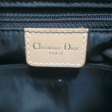 Christian Dior Double Saddle Bowler Bag Brown Diorissimo Canvas & Beige Leather