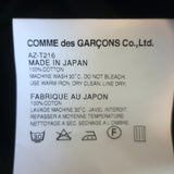 PLAY Comme des Garcons Gold Heart T-Shirt Black Cotton Size Small NEW