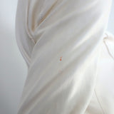 IRO Mazey Biker Jacket White Denim-Trimmed Leather Size 36