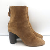 Isabel Marant Garett Ankle Boots Brown Suede Size 41