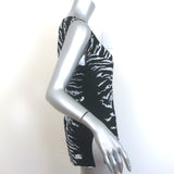Saint Laurent Zebra Print Tank Top Black Size Large Sleeveless V-Neck Blouse