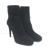 Prada Platform Ankle Boots Black Suede Size 41.5