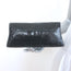 Nancy Gonzalez Crocodile Trapezoid Clutch Black Small Shoulder Bag