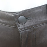 Vince Stretch Leather Skinny Pants Black Size 6
