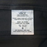 Vince Stretch Leather Skinny Pants Black Size 6