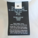 Isabel Marant Etoile Timoria Asymmetric Dress White Broderie Anglaise Size 36