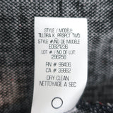 Theory Tillora Sleeveless Fit & Flare Mini Dress Black/Red Cotton-Blend Size 6