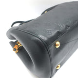 Louis Vuitton Montaigne MM Tote Black Empreinte Leather Shoulder Bag