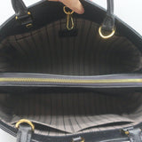 Louis Vuitton Montaigne MM Tote Black Empreinte Leather Shoulder Bag