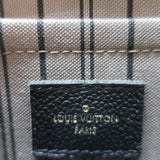 Louis Vuitton Montaigne MM Tote Black Empreinte Leather Shoulder Bag