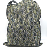 Missoni Messenger Bag Black/Green Lurex Knit Large Flat Crossbody NEW