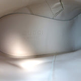 Gucci Kensington GG Supreme Crystal Buckle Boots Cream Canvas & Leather Size 38