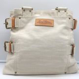 Louis Vuitton Globe MM Shopper Tote Ecru Canvas Shoulder Bag