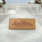 Louis Vuitton Globe MM Shopper Tote Ecru Canvas Shoulder Bag