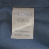 Alexis Martyna Strapless Denim Romper Indigo Stretch Cotton Size Extra Small