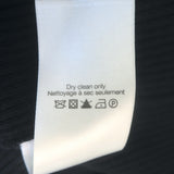 Veronica Beard Leila Plaid-Sleeve Sweater Navy Wool-Blend Size Small