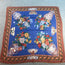 Etro Dinastia Ming Floral Vase Print Scarf Shawl Blue/Multicolor Wool-Silk