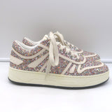 Jimmy Choo Hawaii Glow in the Dark Glitter Low Top Sneakers Pink/White Size 38
